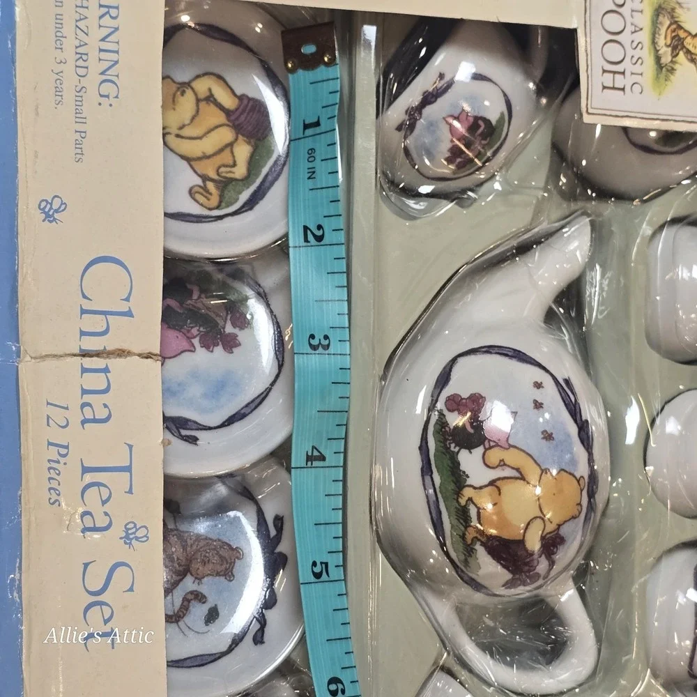 Classic Pooh Tea Set 12 Piece Winnie The Pooh And Friends China Toy New In Box
